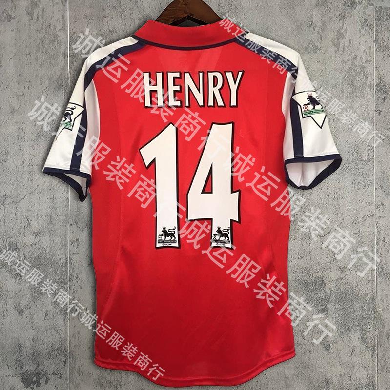 Collezione Retro Arsenal: Maglie Beckham #10, Henry #14