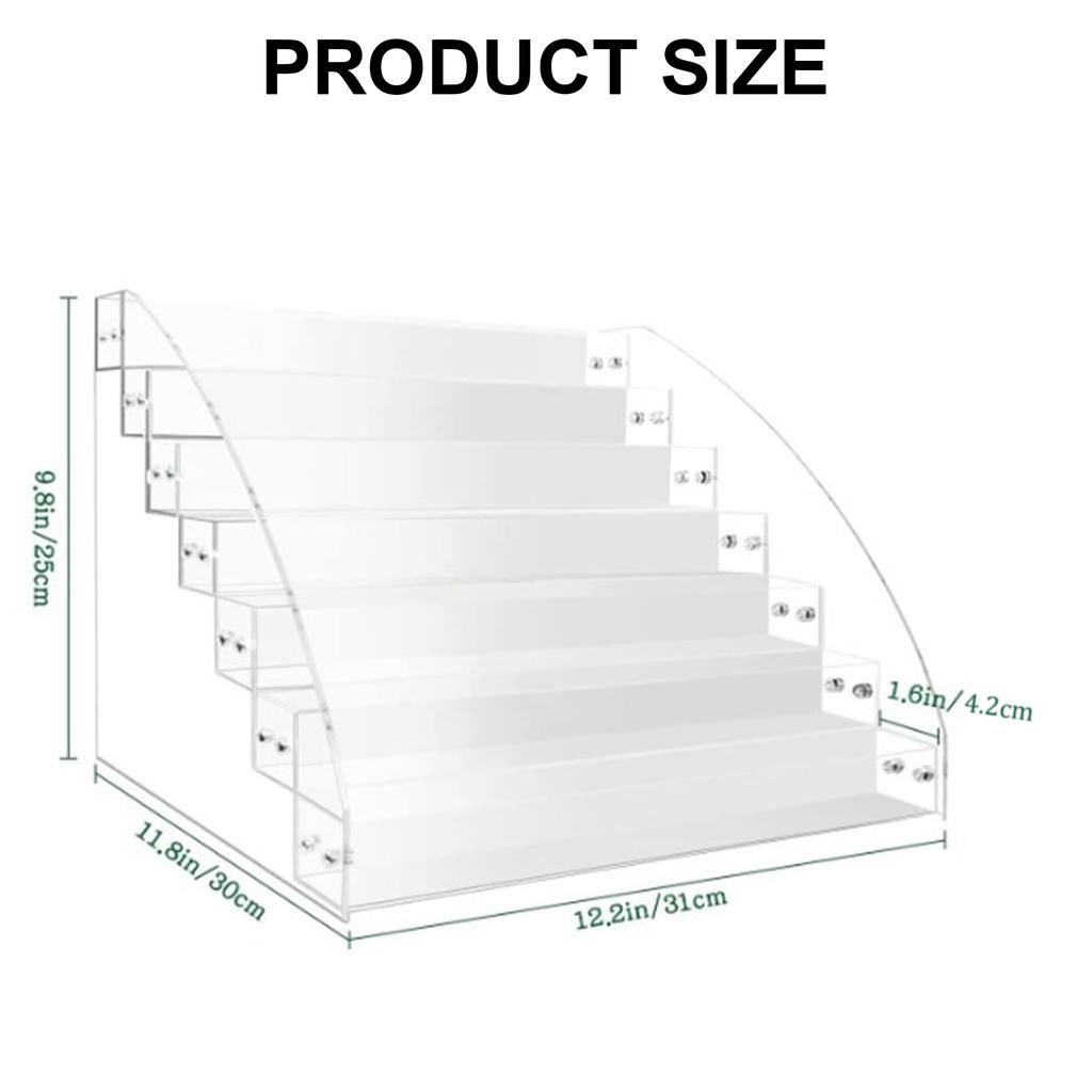Acrylic Paint Storage Organizers Acrylic Paints and Brushes Organizers 7 Layer Stand for Efficient Tool Storage