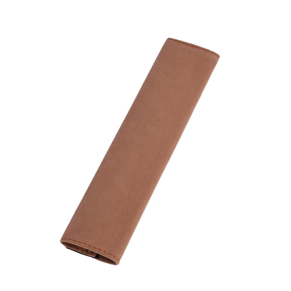 Car Seat Belt Shoulder Cover Comfortable Auto Seat Belt Cover Car Styling Interior Seat Belt Cover Accessories Leather and Suede