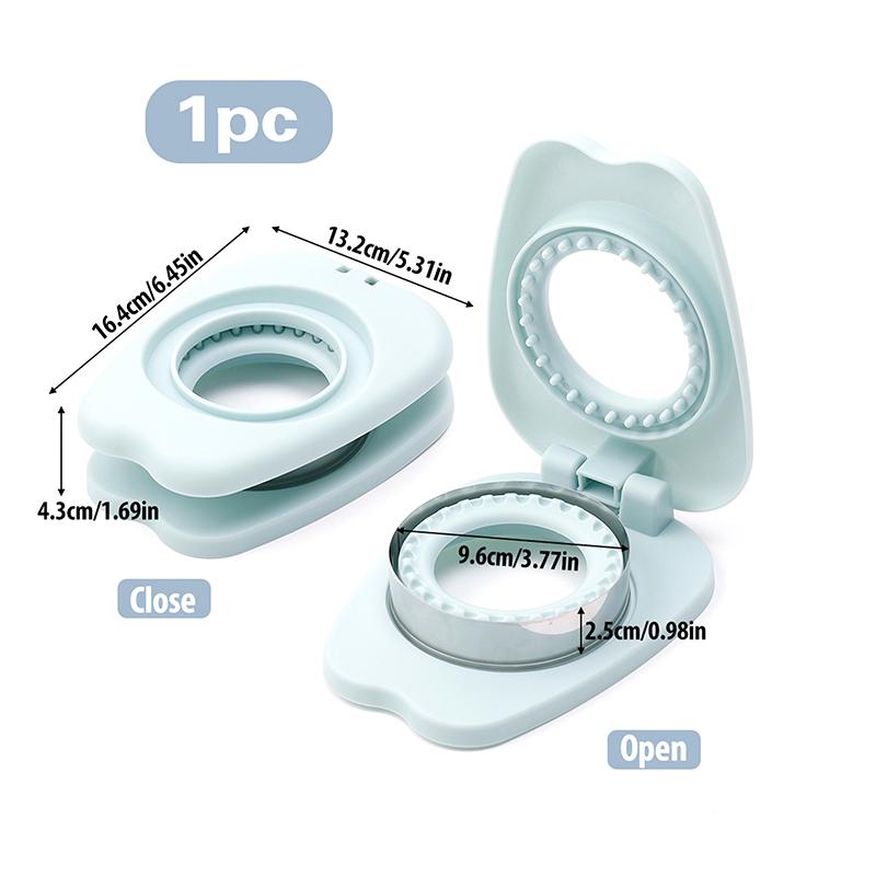 Easy Sandwich Sealer -Round Sandwich Cutter Sealer For Kids Lunch Boxes 2-in-1 Sandwich Maker Ideas For School Lunches Bento