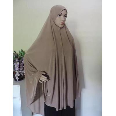 Bufanda Hijab Musulmán de Moda Oversize 120X110CM Khimar Pañuelo para la Cabeza Islámico Hijab Femme Musulman Turbante de Punto