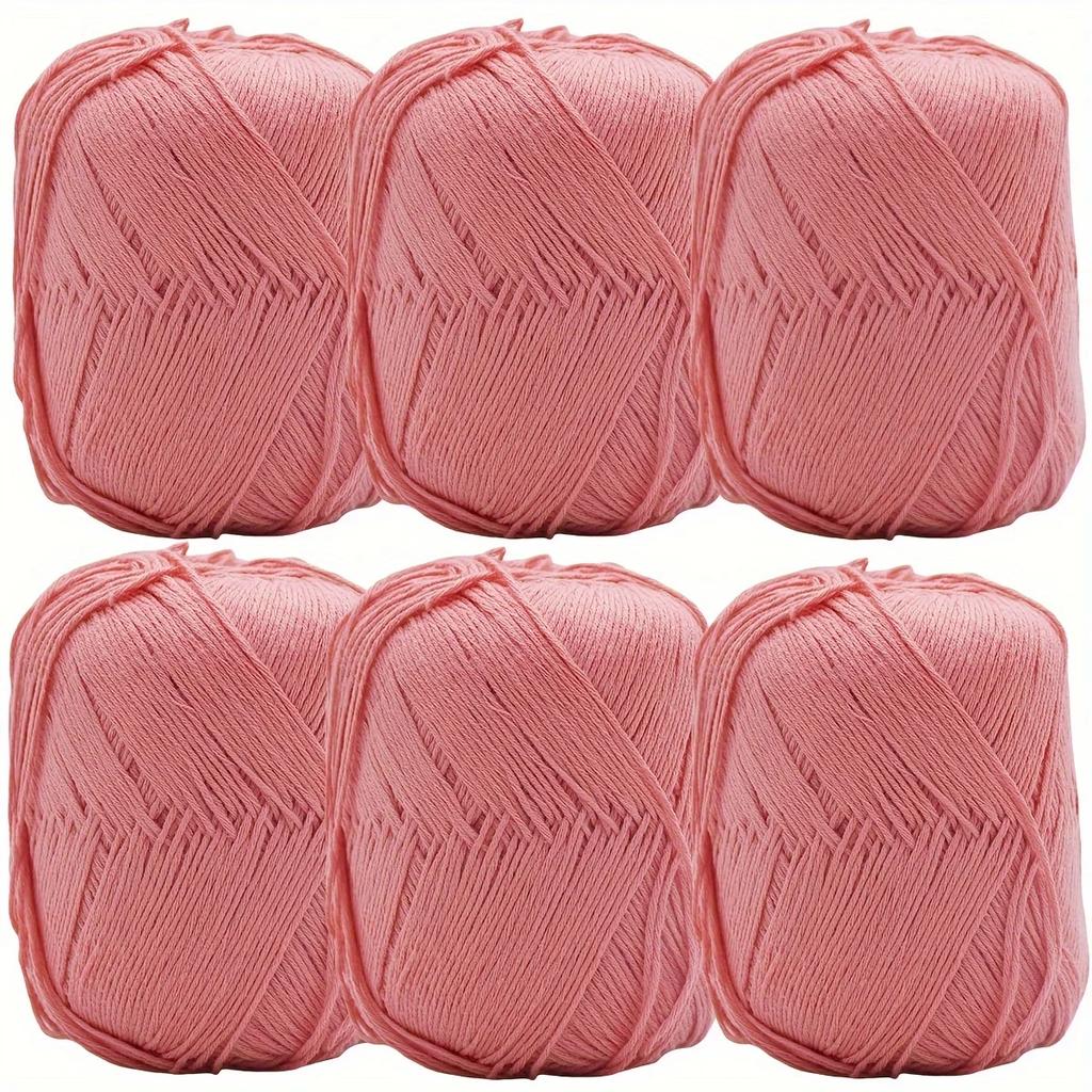 100% Cotton Yarn for Crocheting and Knitting, Medium-Weight DIY Craft Yarn for Sweaters,Scarves,Hats,Gloves - 50g/170m Per Skein