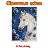 DIY White Horse Pearl Art Painting for Home Wall Decor Pearl Gem Paintings Picture Arts Craft  for Adults/Beginners Gift Idea Home Decor Without Frame