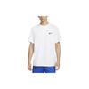 Nike T Shirts Men's White Crew Neck Moderate Straight Fit FN7290-100