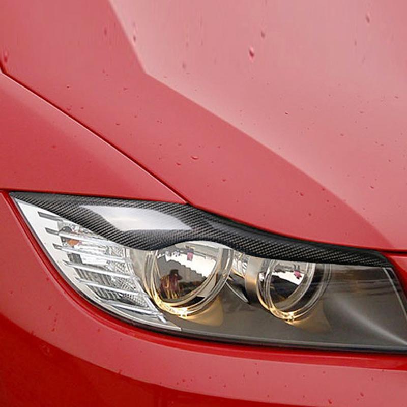 Carbon Fiber Car Center Console Gear Control Button Panel Frame Trim Stickers For BMW 3 Series E90 2005-2012 Accessories