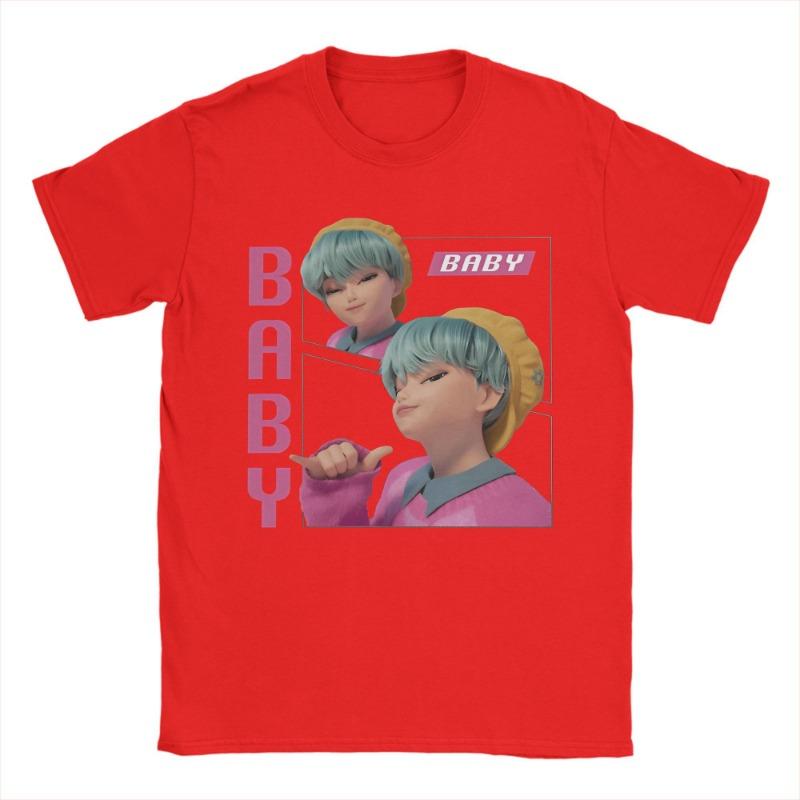 Baby Saja Kpop Demon Hunters Cotton T-Shirt For Couple Summer  Street Style T-Shirts O Neck Tees Oversized Dropshipping Clothing