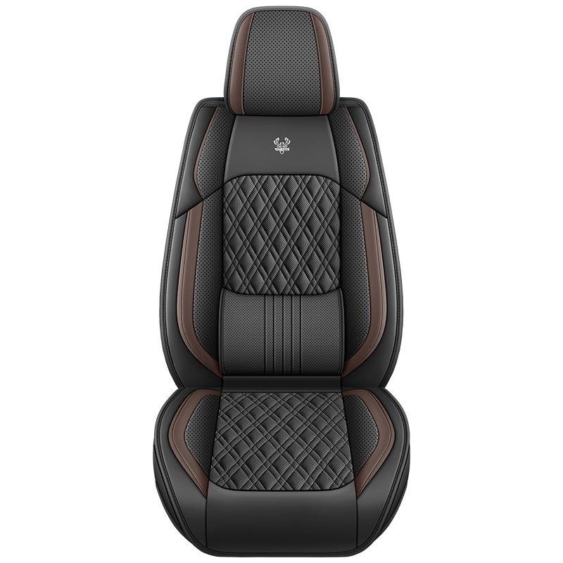 Potahy sedadel 1 ks Luxusní potahy sedadel z PU kůže Univerzální automobilový potah sedadla Vhodný pro většinu nákladních automobilů Sedanů a SUV Snadná instalace Prodyšný