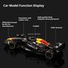 1:43 F1 Oracle Red Bull Racing RB19 Verstappen Spielzeugautos Legierung Druckgussmodelle Lenkrad Lenkung Miniaturmodell Sammlerstück