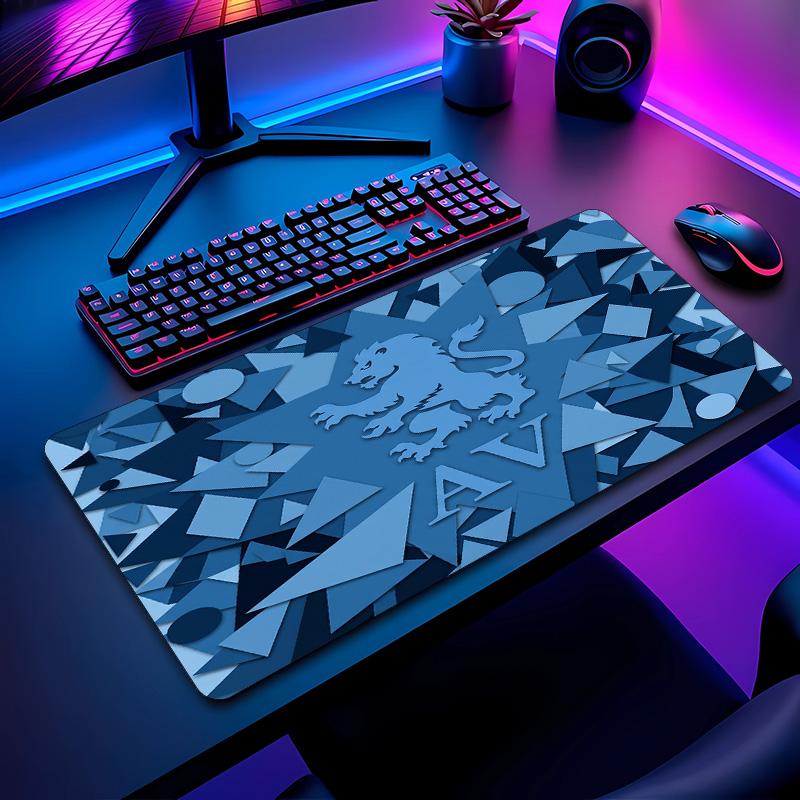 Aston Villa Football Print Mouse Pad Non?Slip Rubber Desk Mat Waterproof Gaming Mousepad For Laptop Office Desktop
