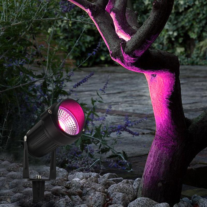 Wasserdichter COB Erdspieß LED Strahler für Außenlandschaft und Rasen
