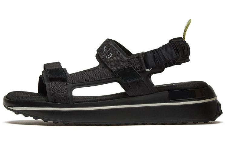 PUMA Liu Wen X Future Rider Sandals Fluorescent Braid Black Women s 374726-02 35.5