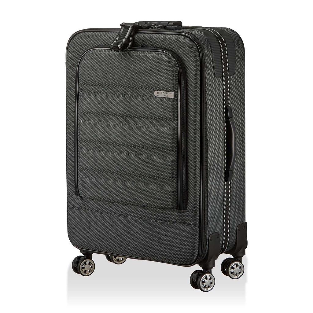 Robust large soft carry with stopper Shock absorption suspension Equipped with double casters Loved for 25 years 80L New L Black [Siffle] 5.6kg size