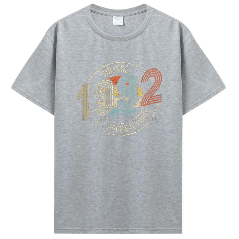 Vintage 1974 1962 1974 1982 All Original Parts Birthday Gifts Men T-Shirt Funny Tees Cotton T Shirt  Harajuku Streetwear