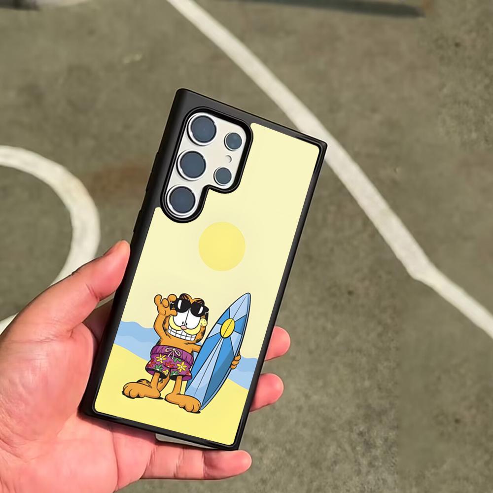 E-Garfield Phone Case For SAMSUNG Galaxy S26 S25 S24 S23 S22 S21 S20 FE Plus Ultra Cover