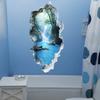Creative Hole Valley Waterfall Scenic Wall stickers, landscape wall stickers - suitable for bedrooms