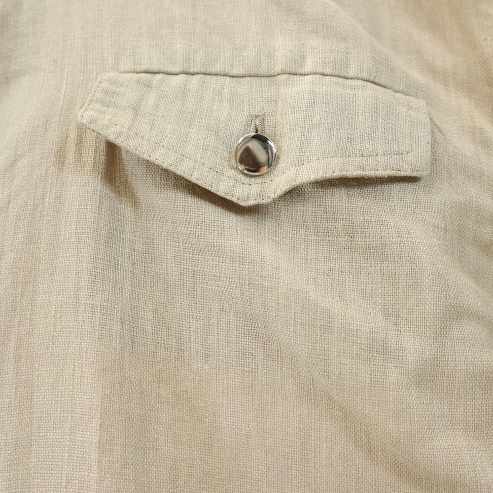 Miss Chloe Made In Japan Linen Blend Short Length Blouson 40 Beige Jacket Women Used