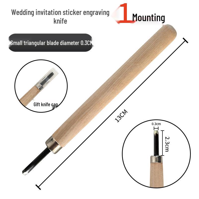 Набор ножей для резьбы по дереву и изготовления штампов для свадеб