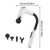Fascia Gun With Extended Handle And Elbow For Self-assist Massage Of The Upper Lower Back Muscle Relaxation Massage Done Tool