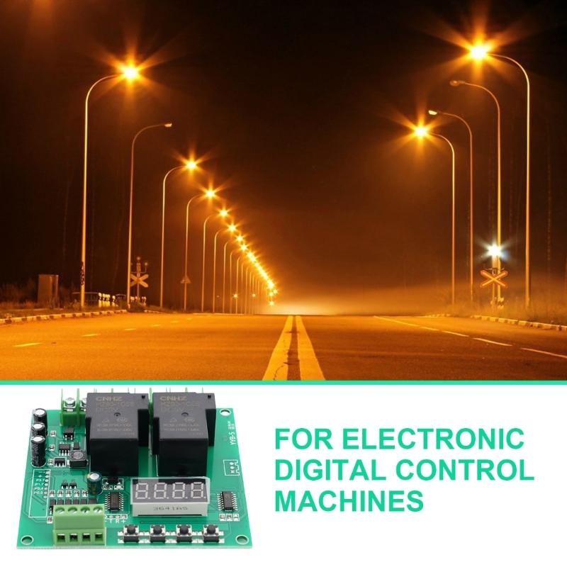 YYB-5 12V 24V Two Relays Delay Timing Cycle Module Motor Forward/Reverse Control Board Control Solenoid Valves Pumps