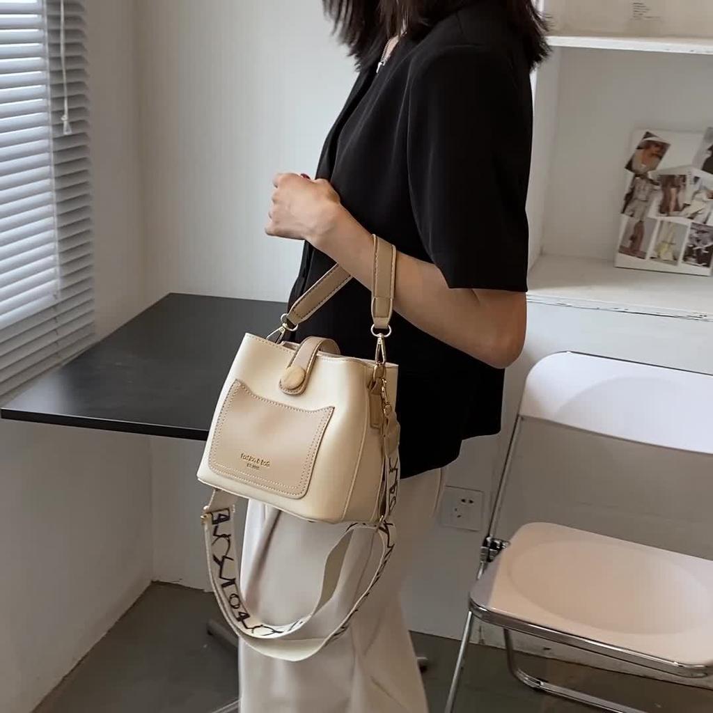 Mini Fashion Umhängetasche, Trendige Schulter-Bucket-Bag, Damen Freizeit Handtasche & Geldbörse