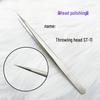 Blooming High-Precision False Eyelash Tweezers - Polished ST Series, 1.5mm Round Edge, Hot Sale