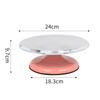 10Inch Pastry Turntable Cake Stand Aluminum Alloy Professional Pastry Rotating Tray and Pastry Accessories Decoration Tool