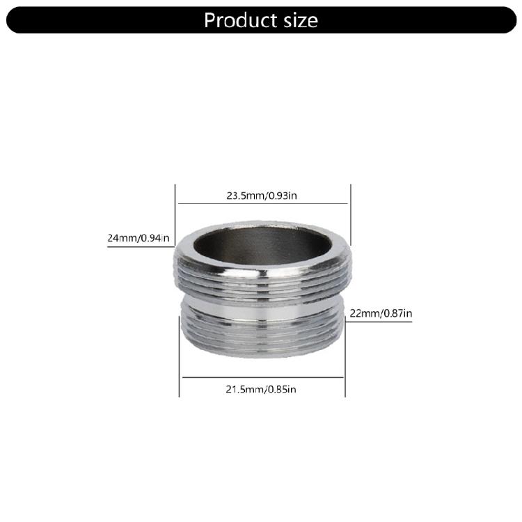 20 Pieces Tap Adapter Set Multipurpose Water Tap Connectors Thread Adapter for Kitchen Faucets and Garden Hose Use