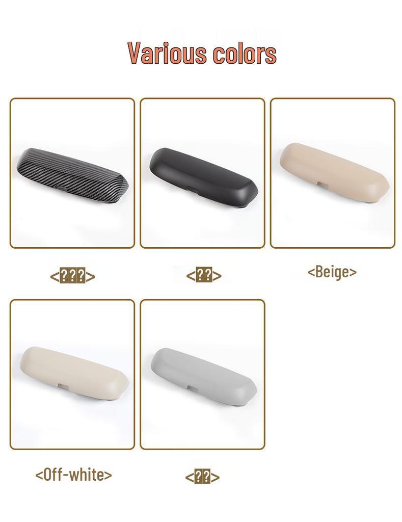 BMW Brillenaufbewahrungsbox, Kompatibel mit 3er, 5er, 7er Serie, X1, X3 und weiteren Modellen.