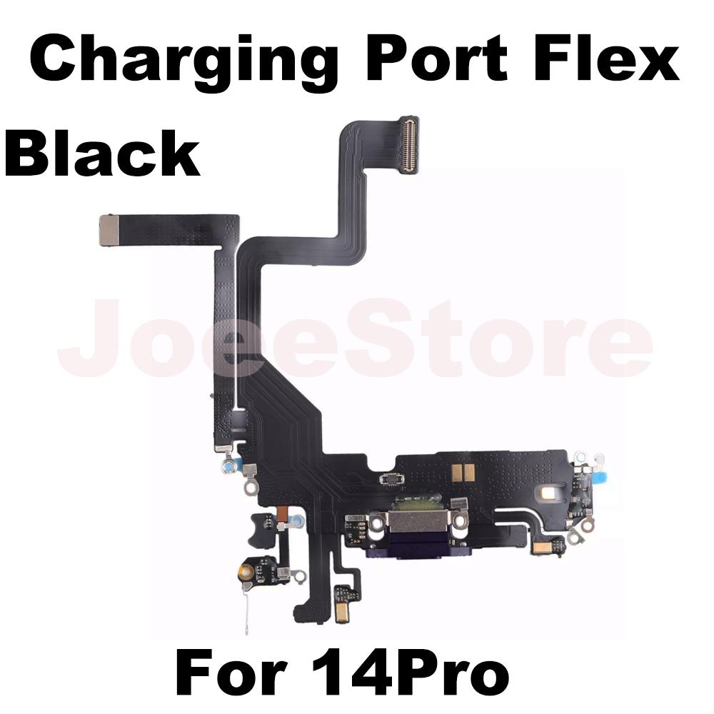 Charging Port Flex Cable for iPhone 16 15 14 13 Pro Max Mini USB Dock Charger Connector With Microphone Flex Cable Ribbon Repair