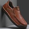 Fashion Lightweight Men's Loafers Classic Male Casual Leather Shoes Handmade Moccasins Breathable Outdoor Sneakers Comfort Slip on Flats