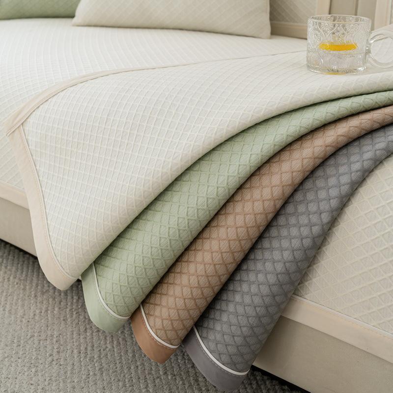 Summer Cool Sofa Cushion New Non-Slip Mat Seat Cushion Summer Advanced Feeling Ice Silk Sofa Cover Cool Cushion