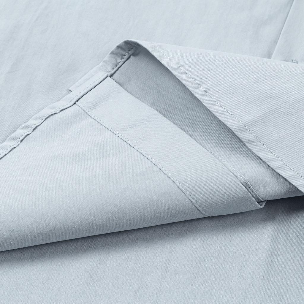 AMI Spring and Summer New Chest Color Small Heart Embroidery Casual Cotton Solid Color Long Sleeved Shirt