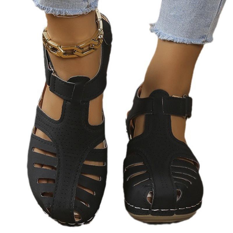 Summer Woman Shoes Sandals Retro Ladies Shoes Casual Women's Shoes Wedge Women's Sandals Plus Size Sandal Women Footwear Female