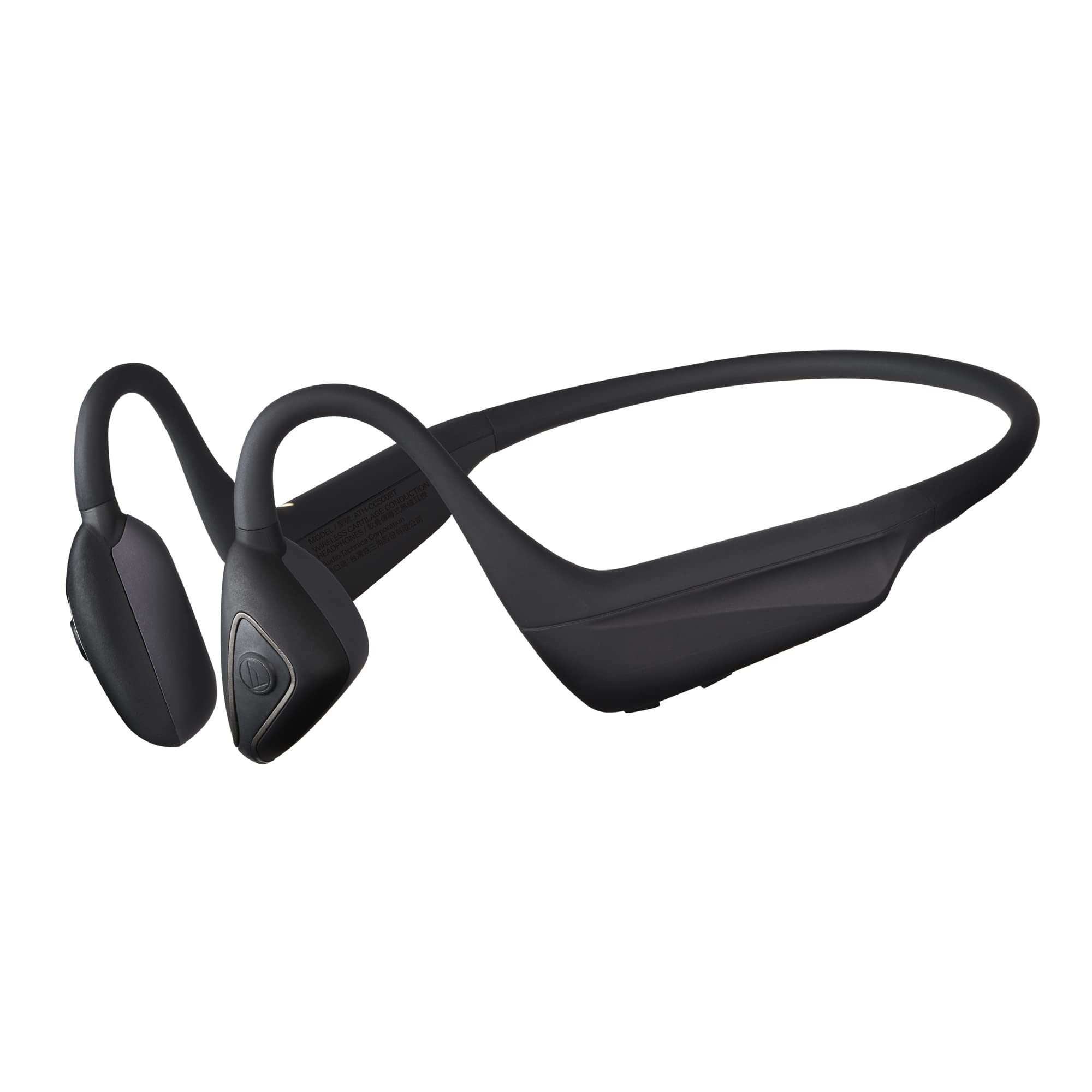 

Audio Technica ATH-CC500BT Cartilage Conduction Earphones, Wireless, Bluetooth 5.1, aptX HD, Multi-Point, with Mic, Enhanced Call Quality, Noise