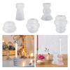 Candle Holder Making Model Epoxy Resin DIY Candles Stand Art Crafts Silicone