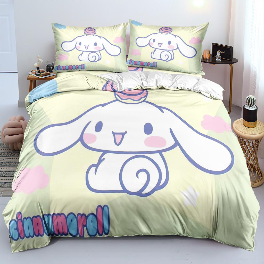 Children'S Bedding Three-Piece Set 90-120G Abrasive Cloth 3D Digital Printing