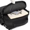 Borsa a Spalla Quadrata Sportiva da Uomo - Borsa a Tracolla Resistente a Lati Morbidi Stile College con Tasche Multifunzionali
