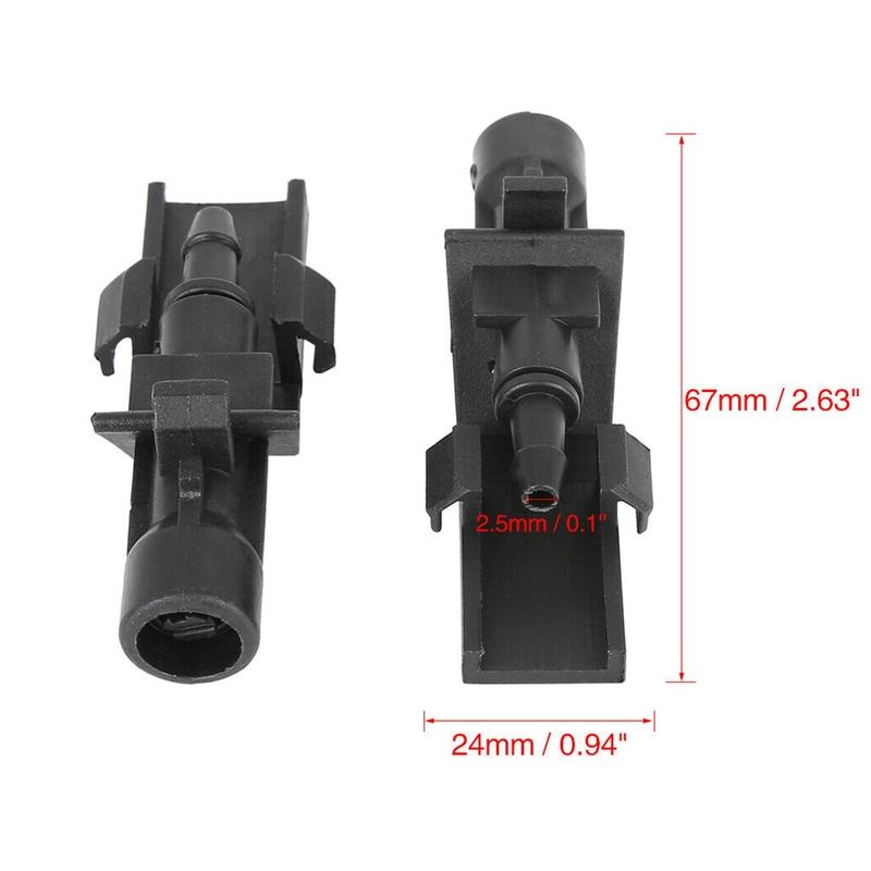XN-2PCS Front Windshield Washer Nozzles For 12-16 Honda CR-V/ 12-15 Honda Crosstour/11-13 Honda Accord 76810-TP6-A01
