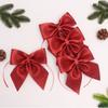 Christmas Bows Red Christmas Tree Hanging Decorations Christmas Hanging Decorations Bowknot Tree Ornaments