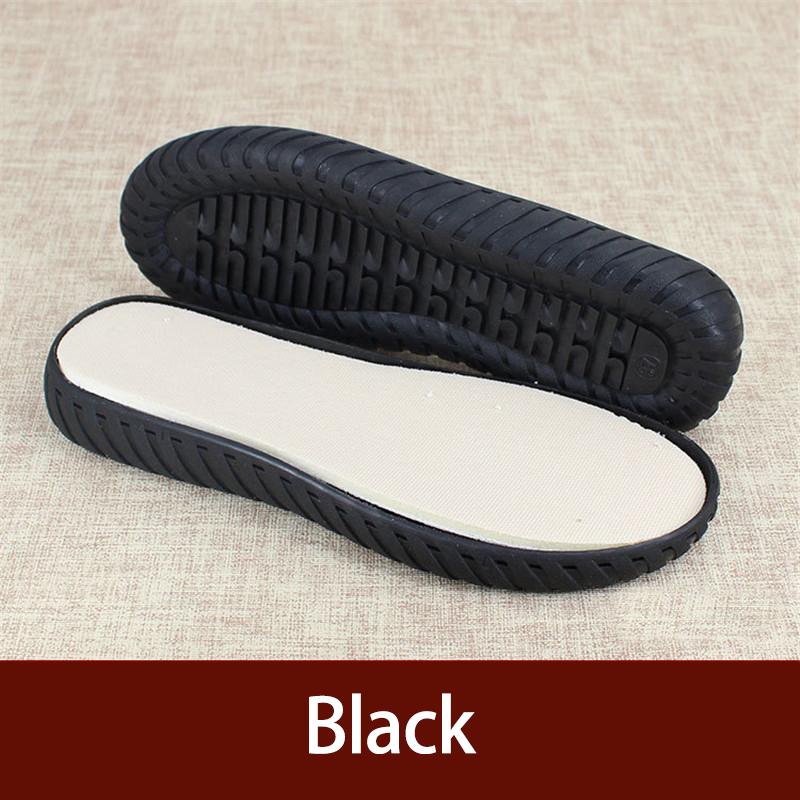 Rubber Soles Autumn Winter Hooks Soles Transparent Crystal Shoes Protector Non-slip Tendon Bottom Hand-knitted Slippers Sandals