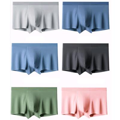 Men's Undies Boxers Homme Underpants Shorts Underwear Bottom Ice Silk Lingerie Knickers Boy Panties L XL XXL 3XL 4XL 5XL 6XL