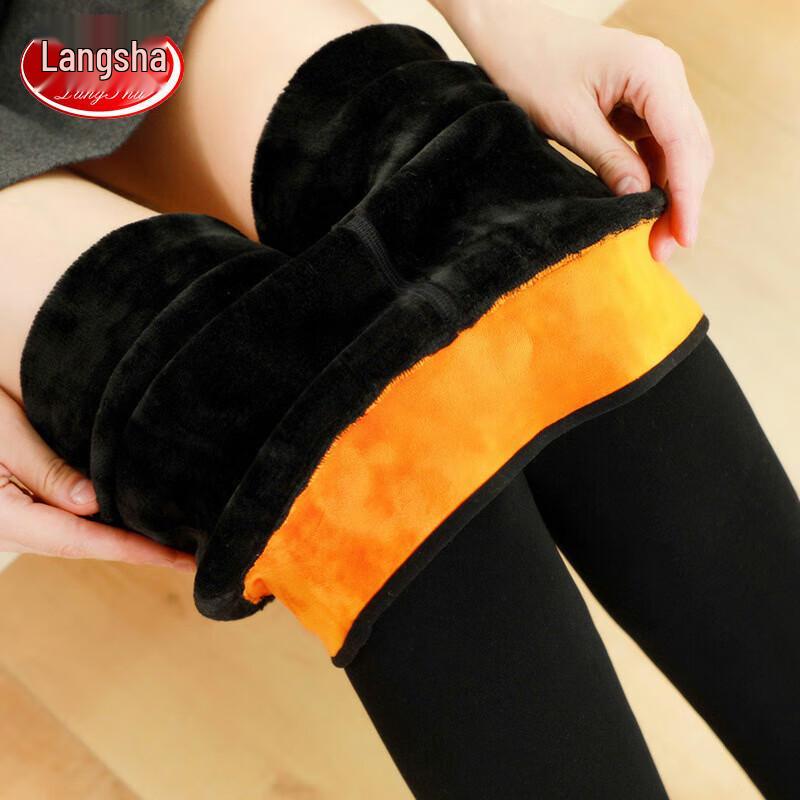 Lonsa Women s Ultra-Thick Fleece-Lined Winter Leggings One Size