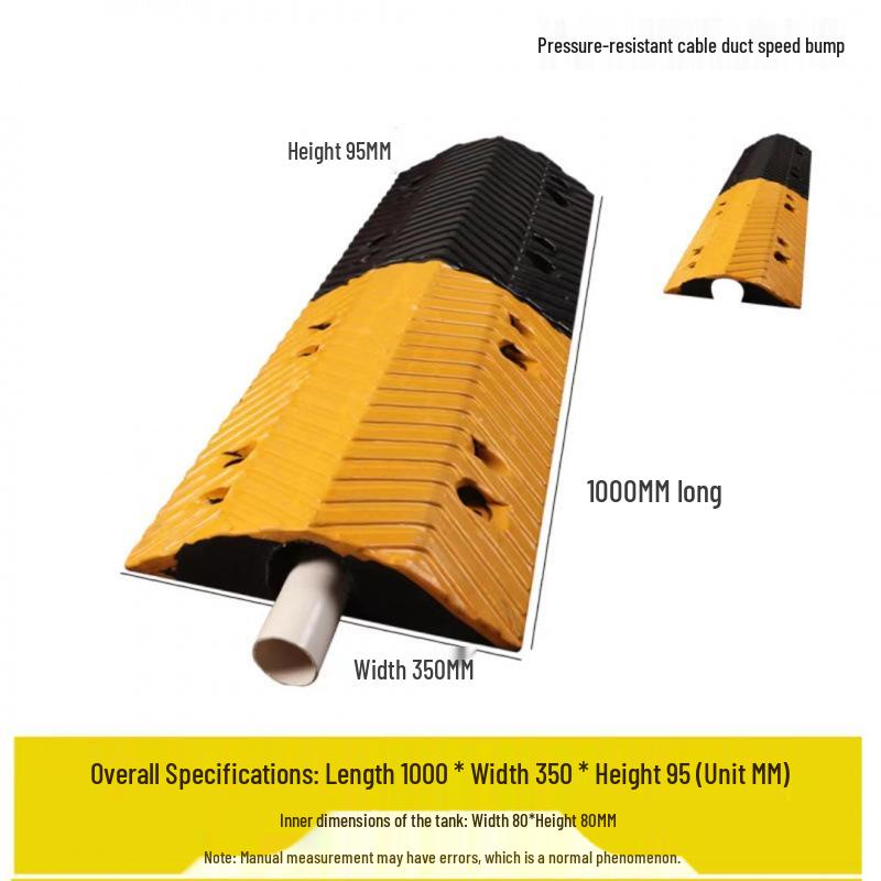 Indoor/Outdoor Cable Protection Rubber Trunking Speed Bump