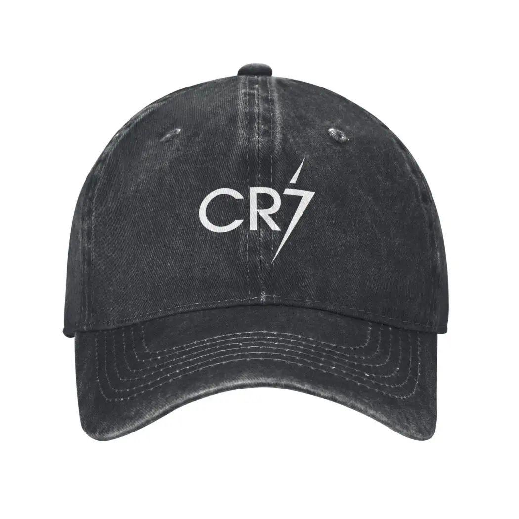 Yiran bag Nieuwe Mode Cr7 Voetbal Hoeden Katoenen Pet Verstelbaar Mannen Vrouwen Trucker Cap Buiten Zonbescherming Mode Adjustable