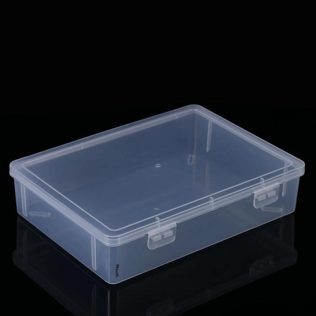 Transparent Plastic Desktop Office A3 File Box Home Building Blocks LEGO Storage Box Document Certificate Storage Container