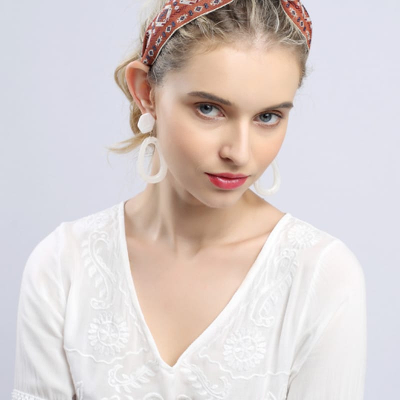 LALA Bohemian Imported Hairband - Brown