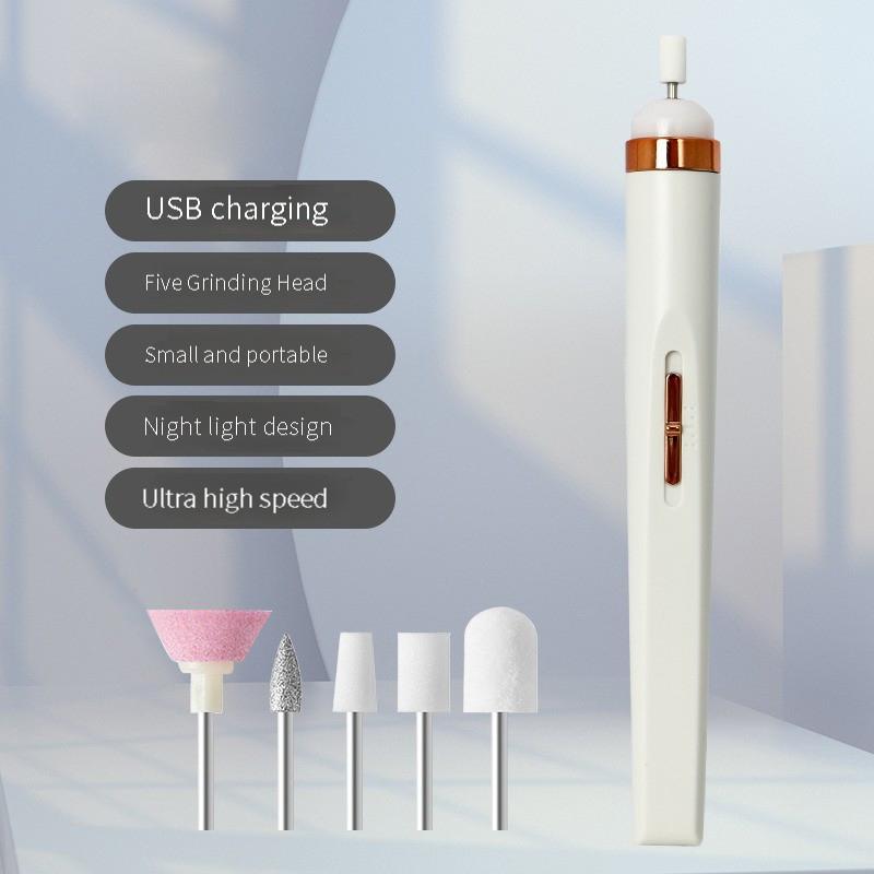 

Electric Nail Drill Machine Mini Nail Grinding Pen Manicure and Pedicure Kit for Grinding,Polishing White