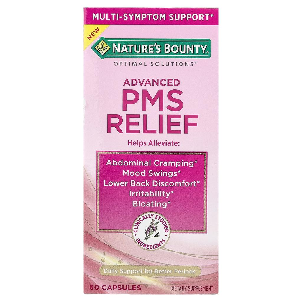 Nature's Bounty Advanced PMS Relief, 60 Capsules