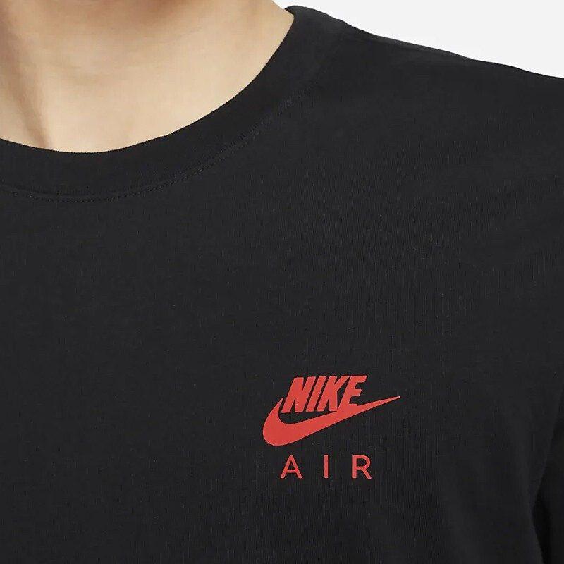 Nike T Shirts Men's Black Crew Neck Moderate Straight Fit DJ1380-010