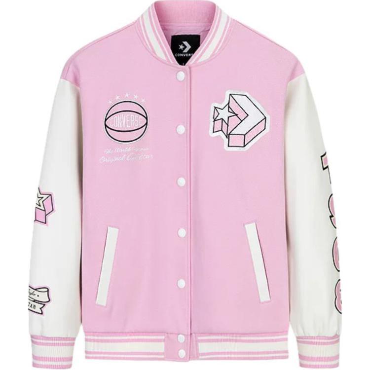 Converse Baseball Jacket All Star Peach Pink Kids CV2432187GS-001 155/72(L)
